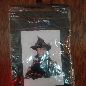 Crafty lil Witch Sz 12-18 Month